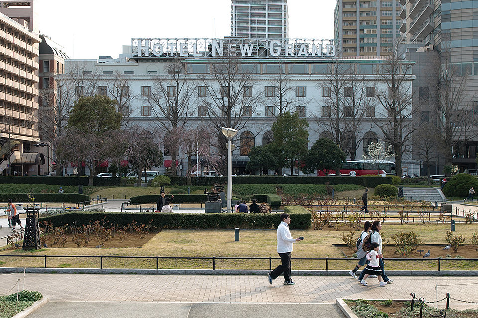 山下公園：ガールスカウト像