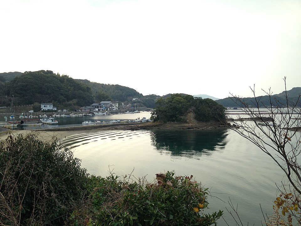 三人がボートに乗った場所
