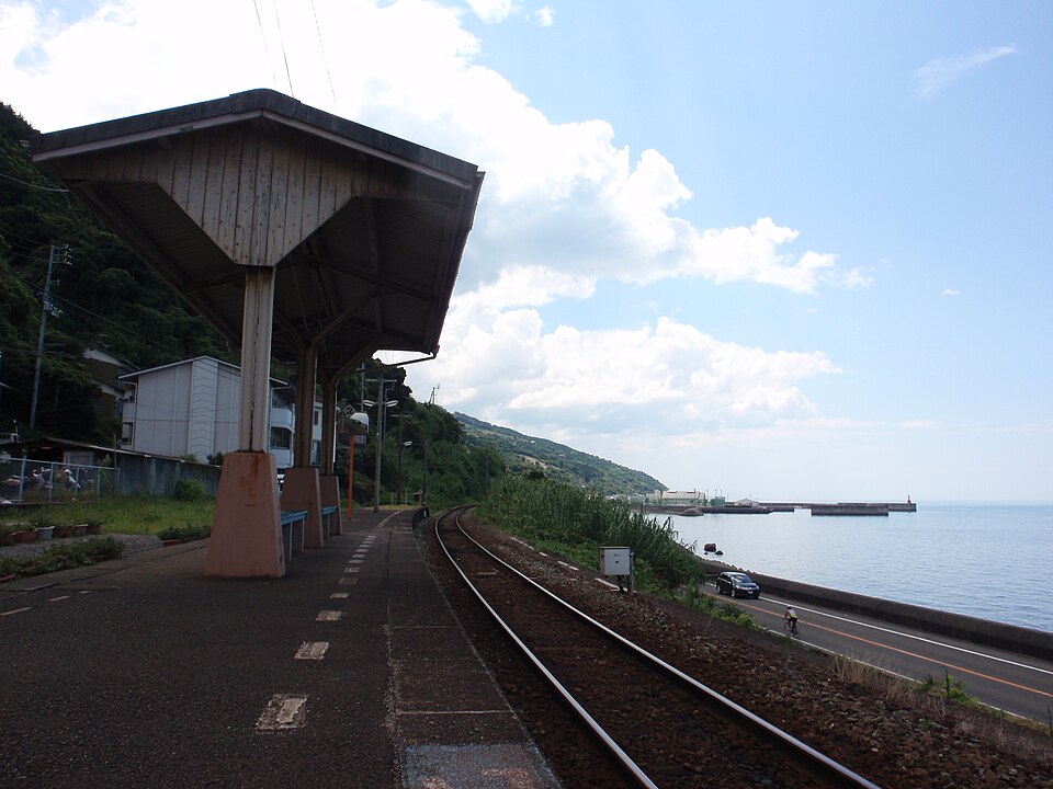 JR予讃線・下灘駅