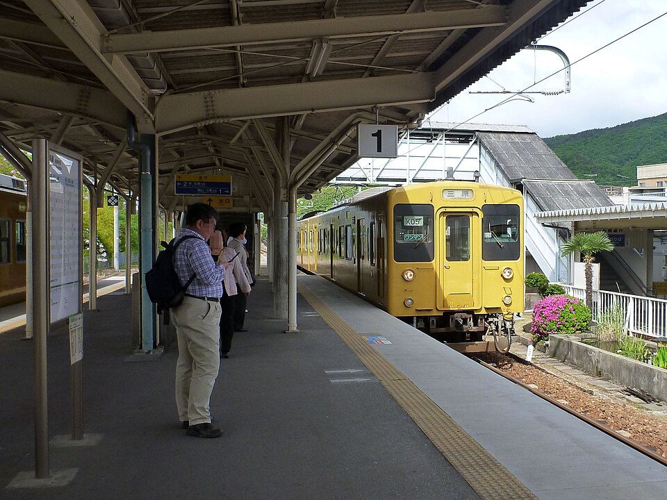 竹原駅構内