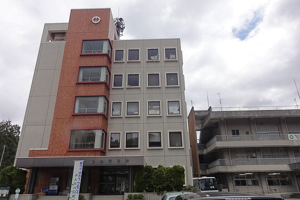 金山町役場付近