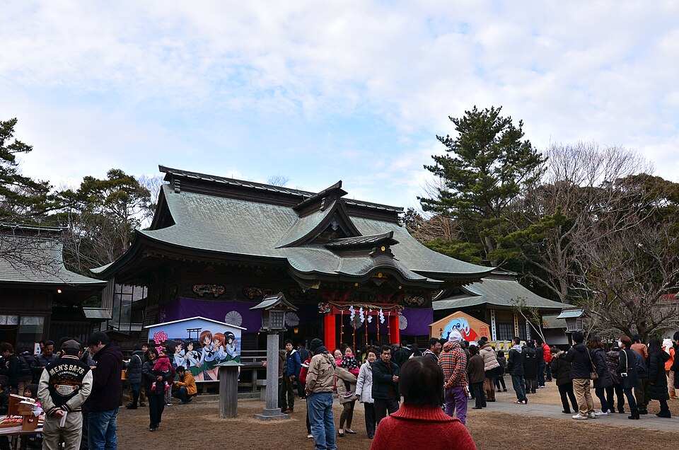 磯前神社正面階段