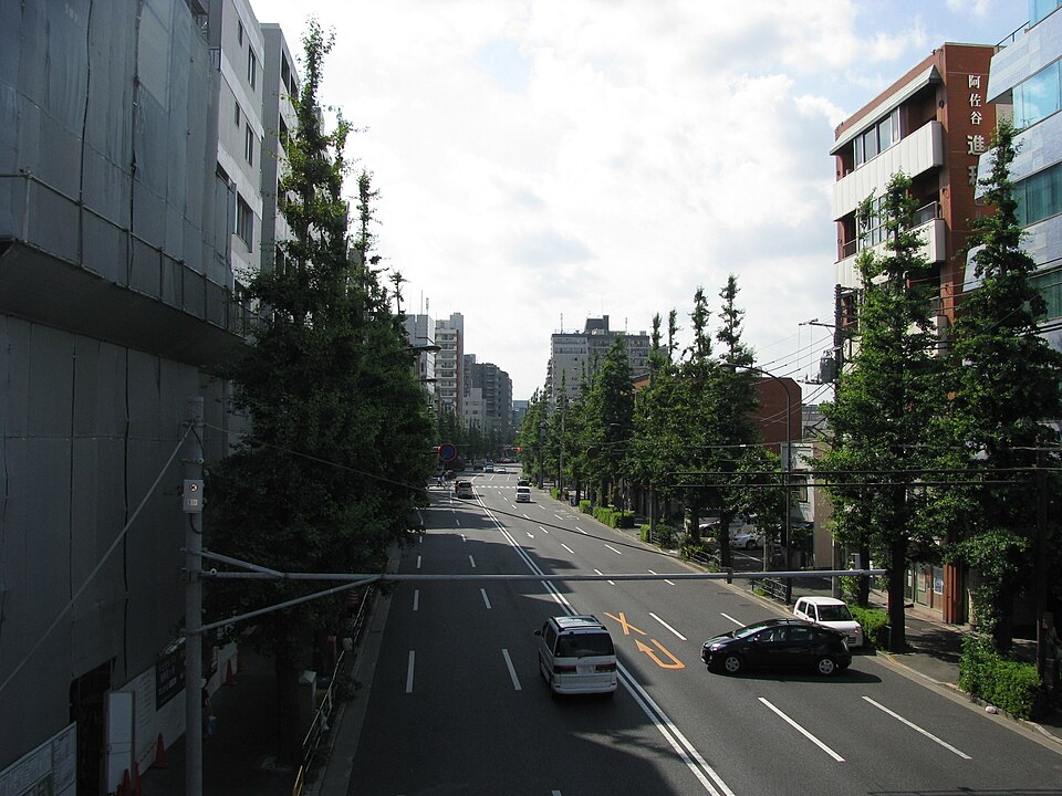 杉並高校入口前歩道橋