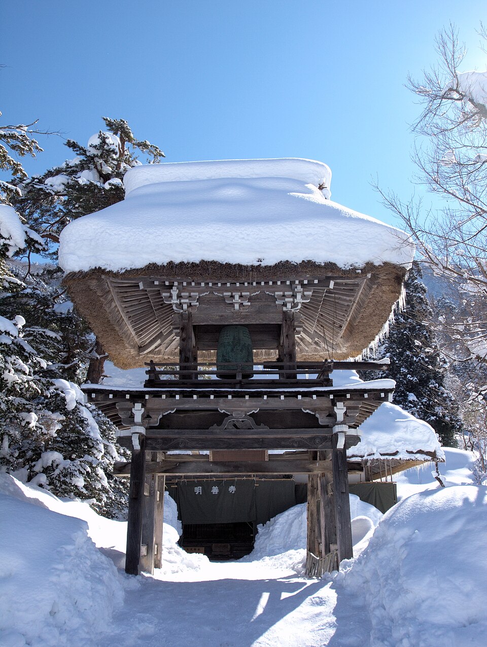 明善寺 付近