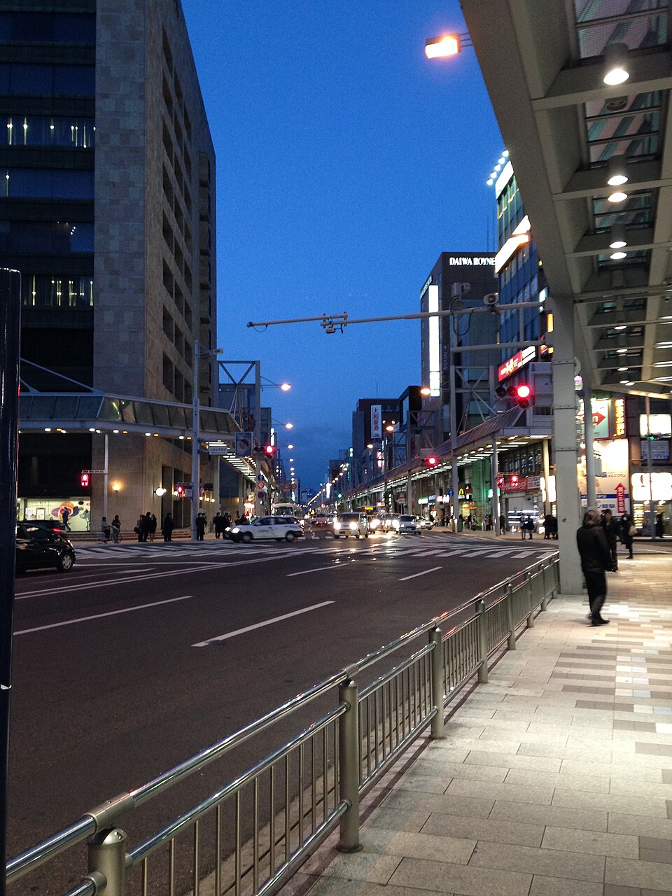 名鉄岐阜駅前階段