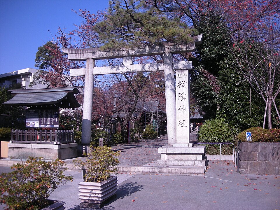 松陰神社鳥居