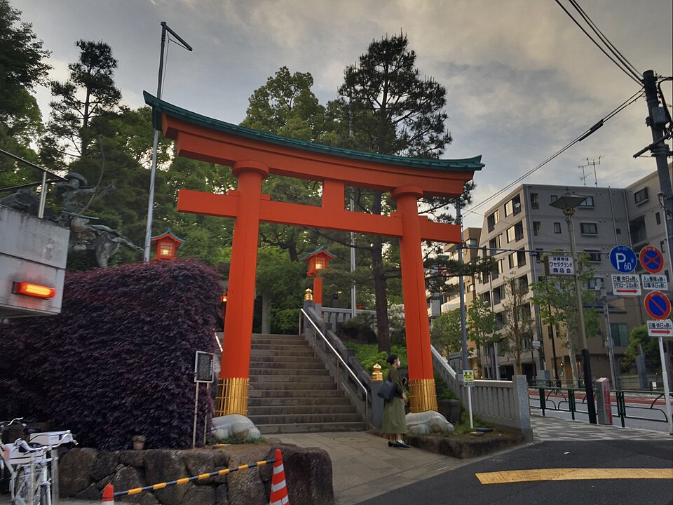 早大南門通り