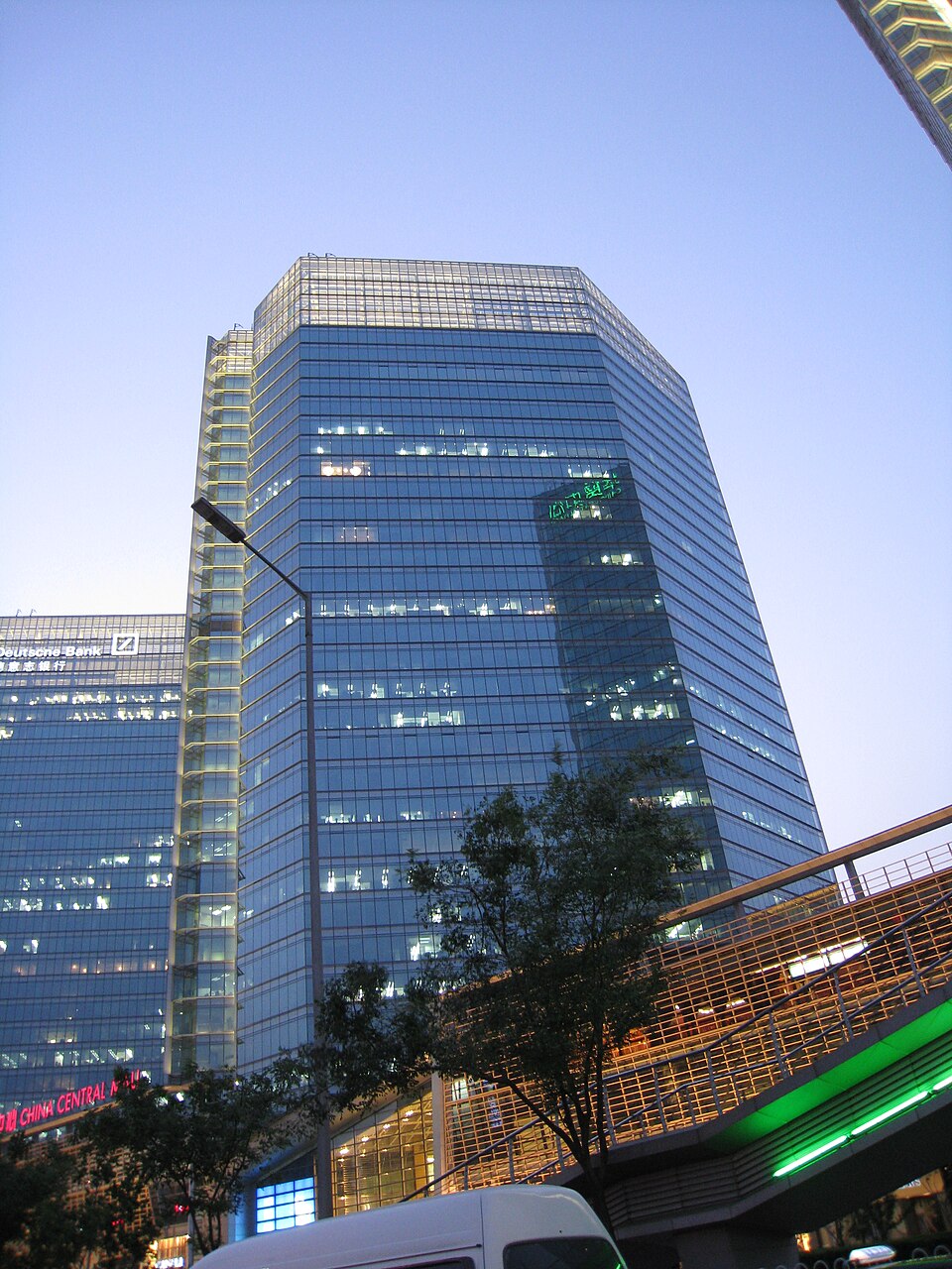 建国路华贸桥 天桥