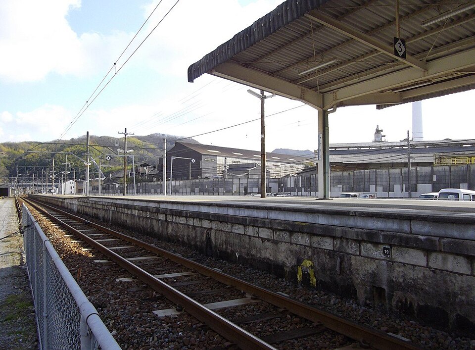 竹原駅内