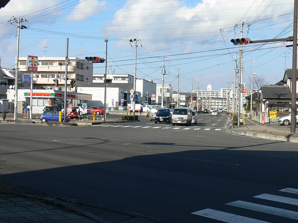 交差点中