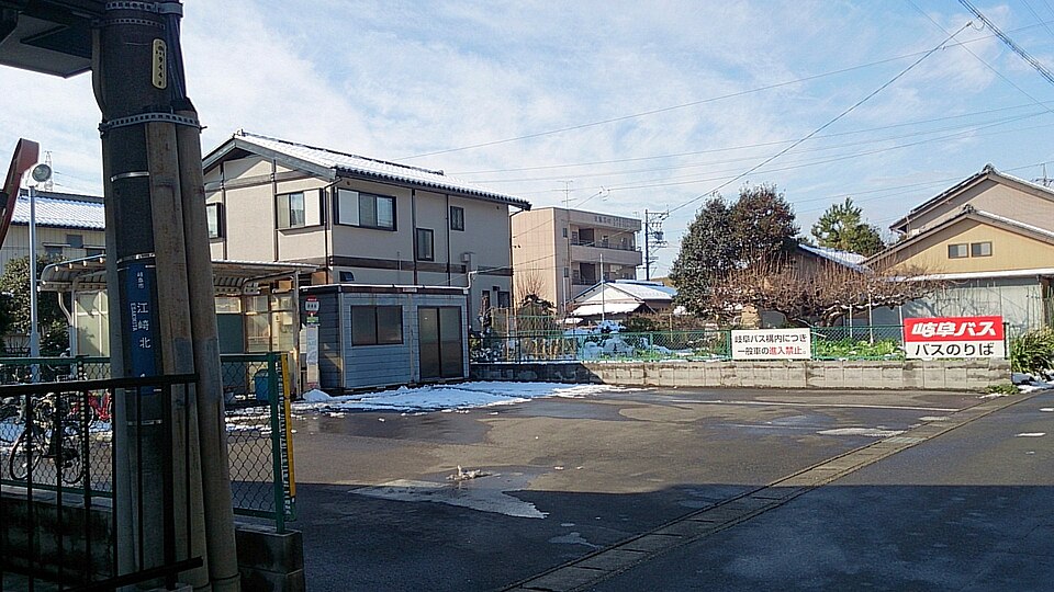 西鏡島バス停前
