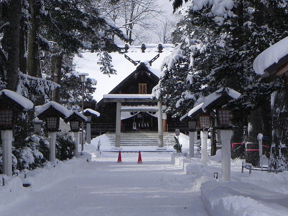 北海道 富良野 北海道中心標