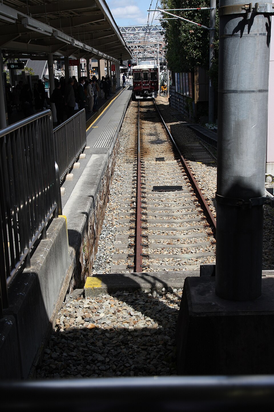到着した駅
