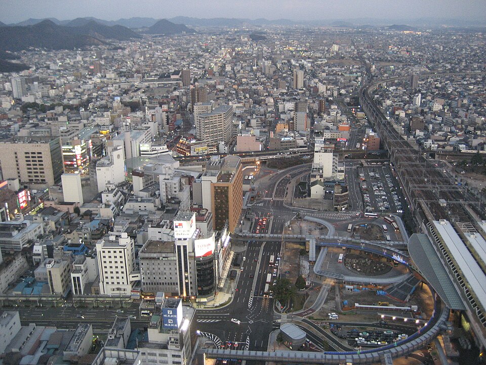 岐阜駅北の交差点