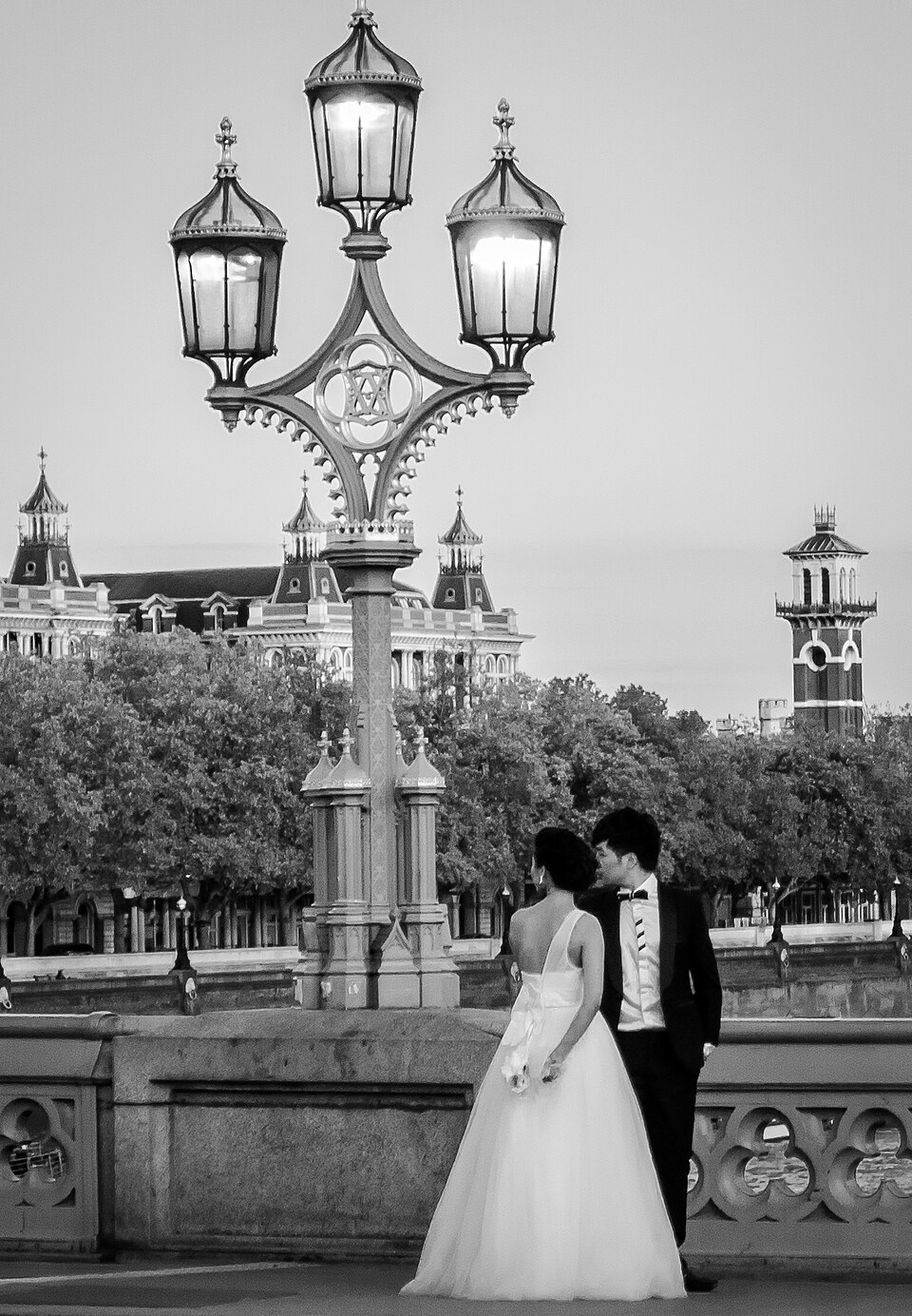 Waterloo Bridge 南望